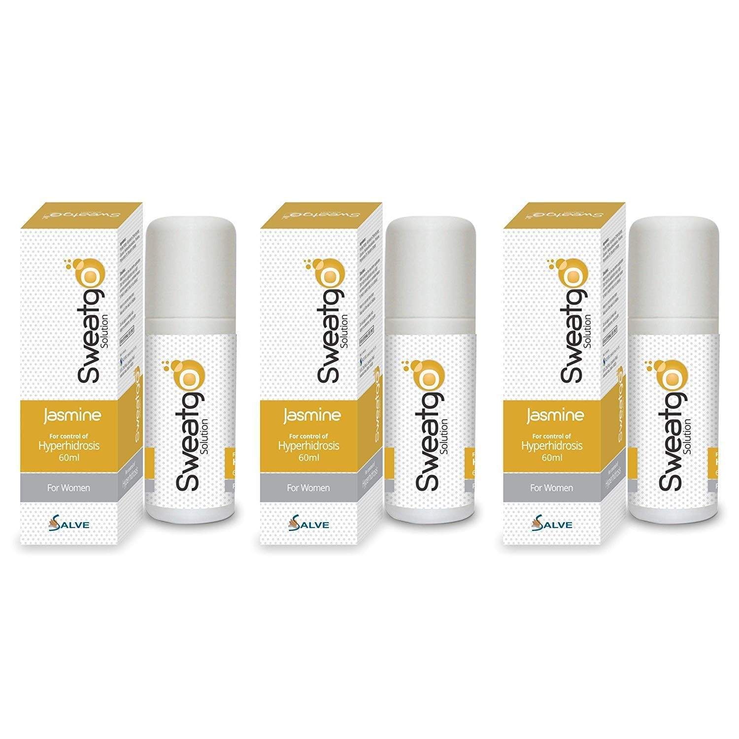 Shoprythm Sweatgo Pack of 3 Sweatgo Jasmine Anti perspirant for Hyperhidrosis For Women Shoprythm Sweatgo Pack of 3 Sweatgo Jasmine Anti perspirant for Hyperhidrosis For Women